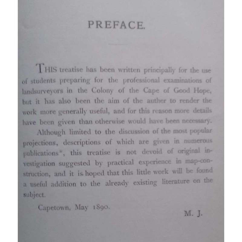 A Treatise on Map-Projections | C. L. H. Max Jurisch