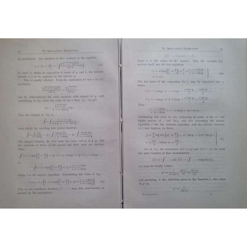 A Treatise on Map-Projections | C. L. H. Max Jurisch