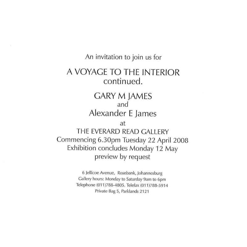A Voyage to the Interior Continued... (Invitation, with CD Rom) | Gary M. James & Alexander E. James