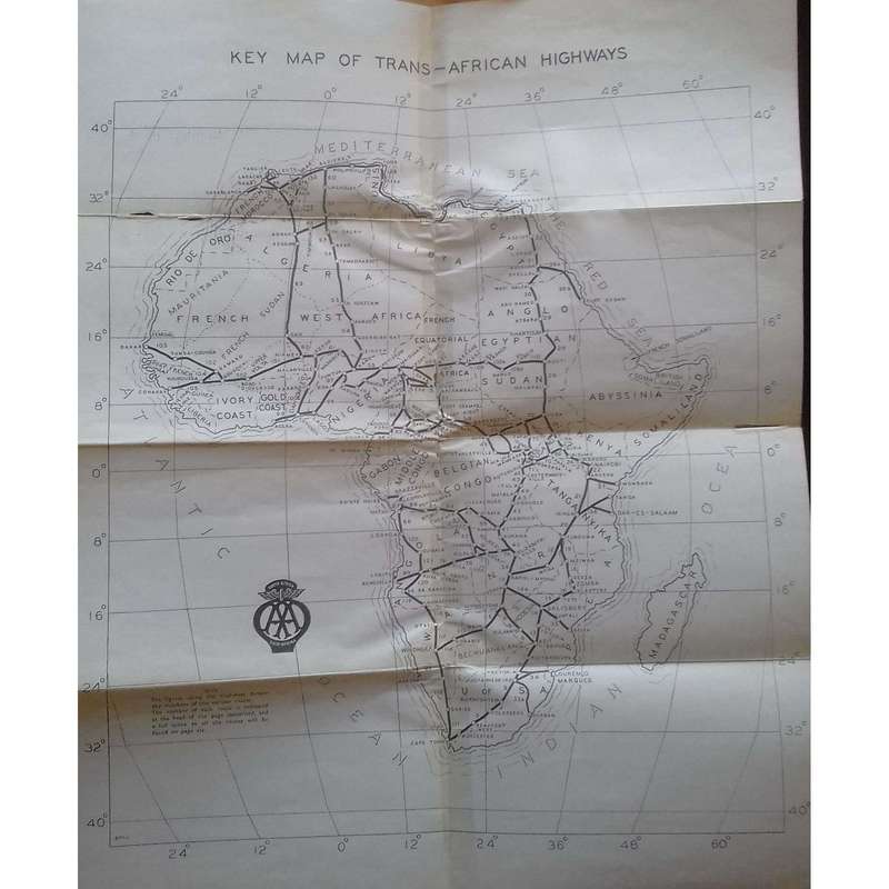 AA Handbook for 1960 With 7 Additional Items (In Touring Wallet)