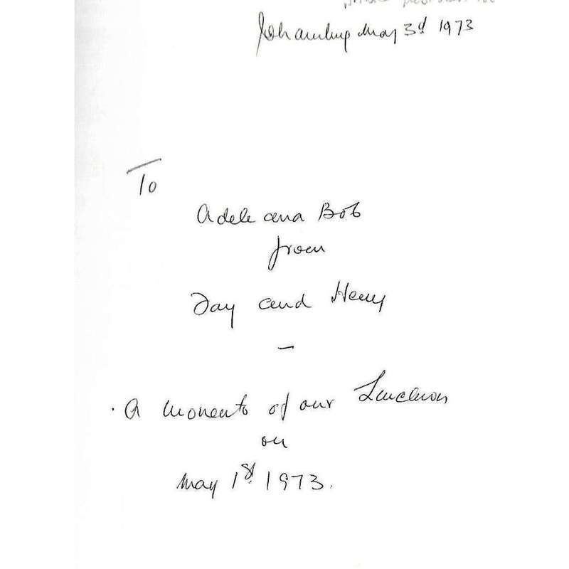 Abiding Values: Speeches and Addresses (Inscribed by Author) | Henry Gluckman