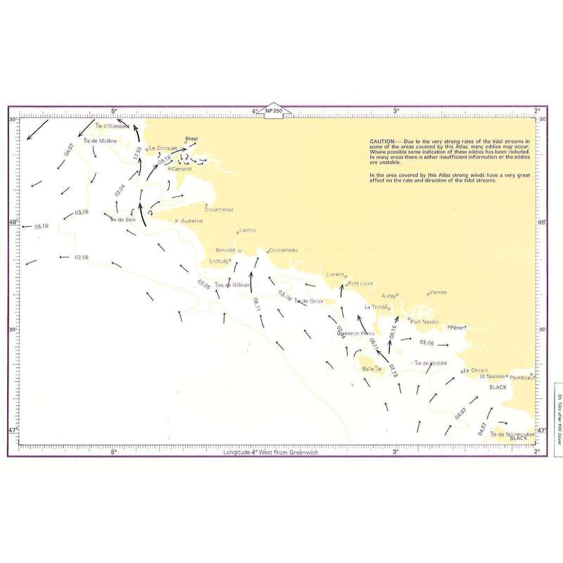 Admiralty Tidal Stream Atlas: France, West Coast