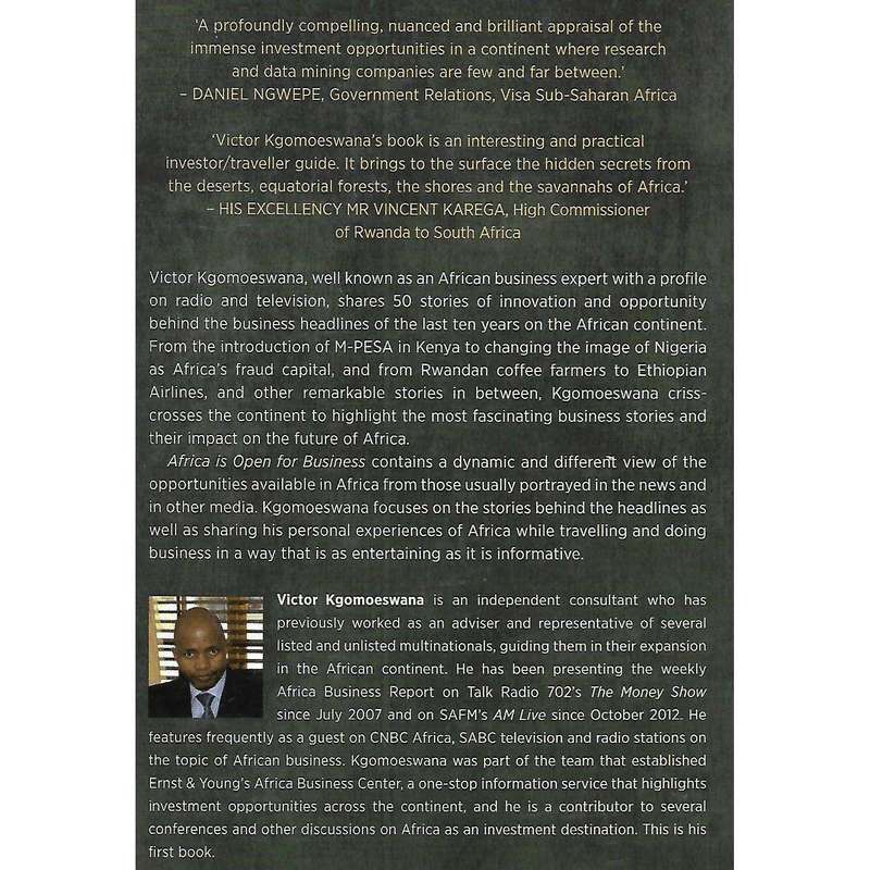 Africa is Open for Business: Ten Years of Game-Changing Headlines (Inscribed by Author) | Victor ...