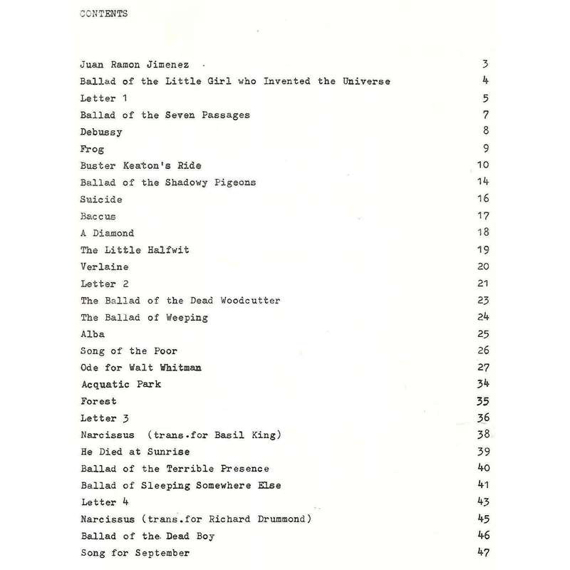 After Lorca | Jack Spicer