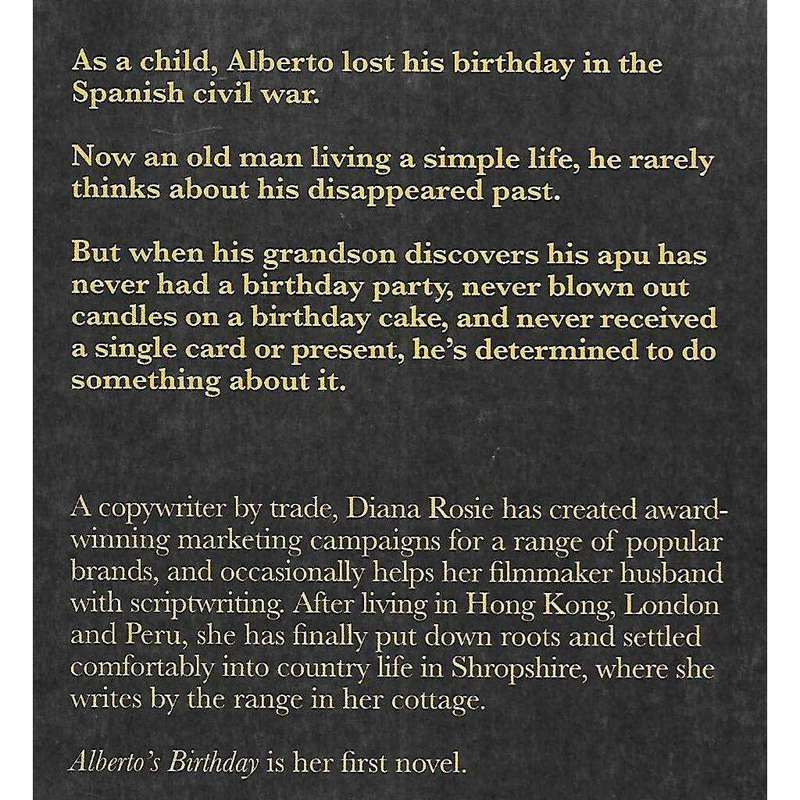 Alberto's Birthday (Uncorrected Proof Copy) | Diana Rosie