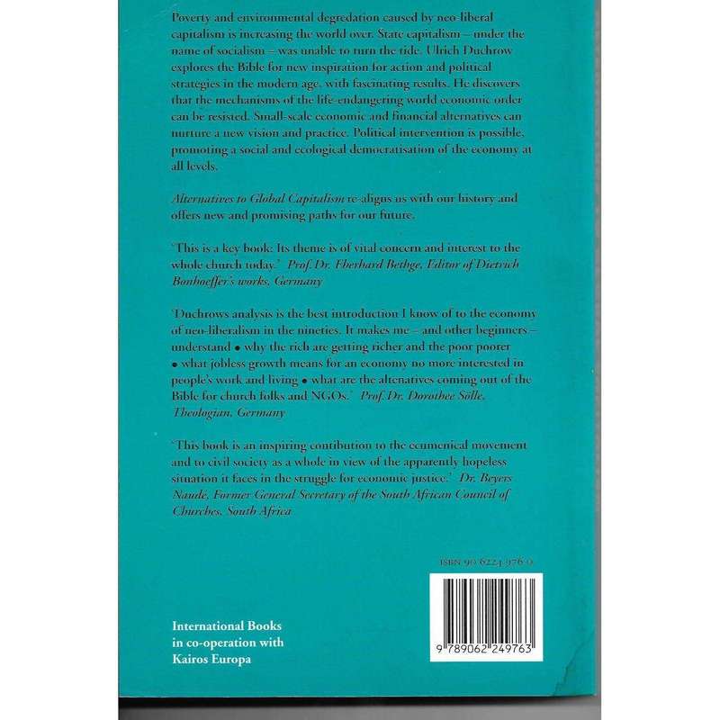 Alternatives to Global Capitalism | Ulrich Duchrow