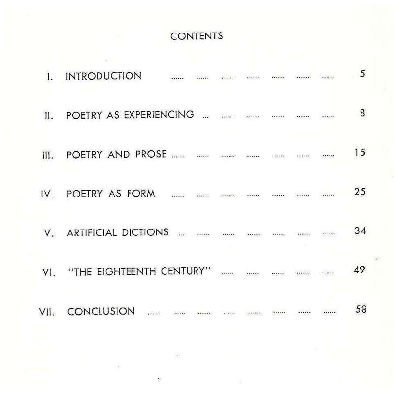 An Essay on Poetic Diction | Trevor Whittock
