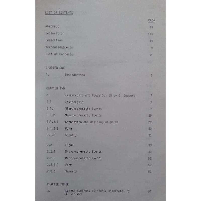 Analysis of Contrapuntal Style in South African Instrumental Works (Inscribed by Author) | R. A. ...