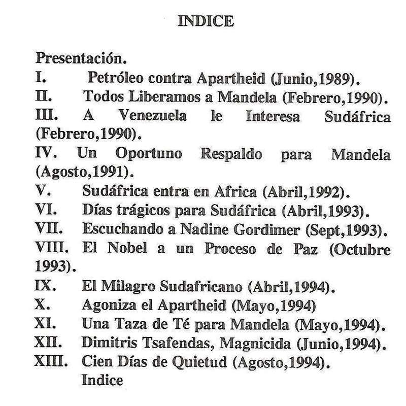 Apuntes Sobre: Sudafrica | Alberto Valero