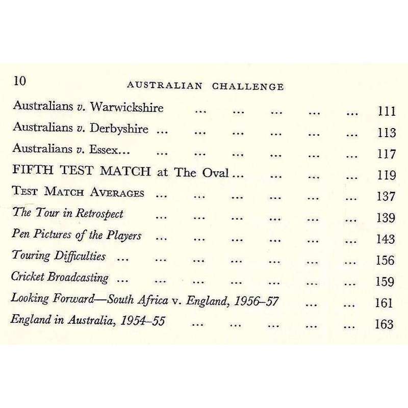 Australian Challenge | A. E. R. Gilligan