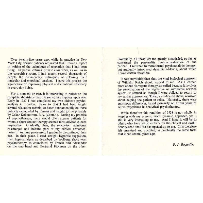 Be Yourself: The Art of Relaxation (First Edition, 1965) | Israel Regardie