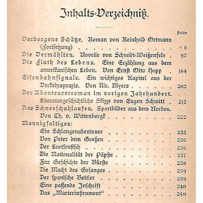 Bibliothek der Unterhaltung und des Willens, 1892 (German)