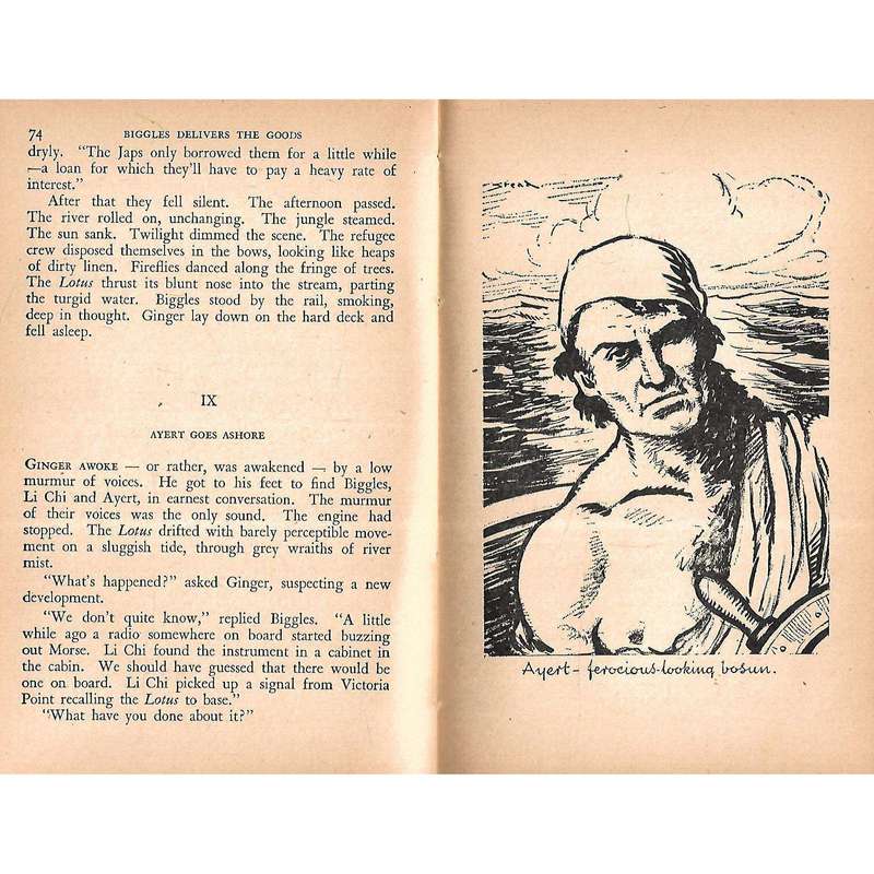 Biggles Delivers the Goods (First Edition, 1946, South African Edition) | Captain W. E. Johns