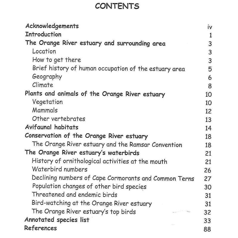 Birds of the Orange River Estuary and Surrounding Area | Mark D. Anderson