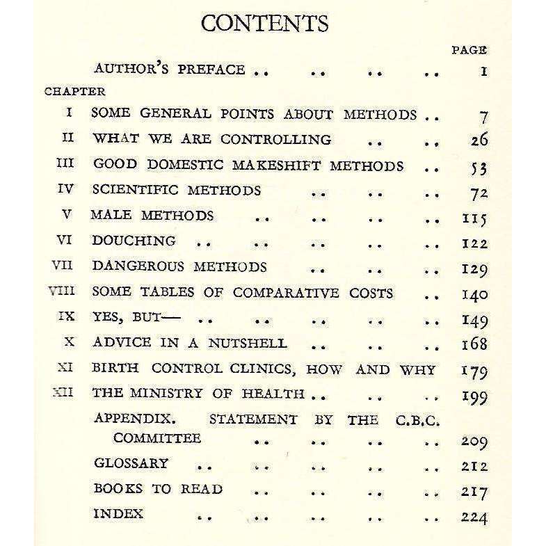 Birth Control Today: A Practical Handbook (Published 1935) | Marie Carmichael Stopes
