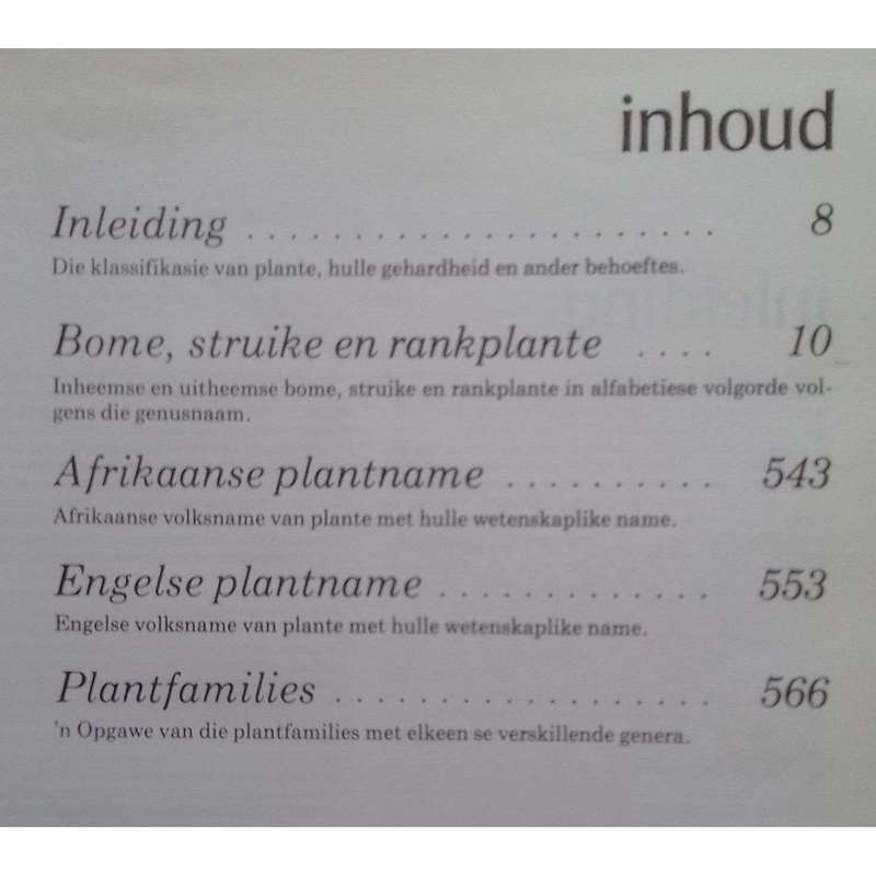 Bome, Struike en Rankplante (Signed by Author) | T. J. Kruger