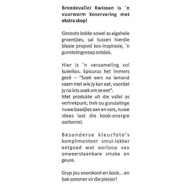 Breedenvallei Kwizeen (Afrikaans)