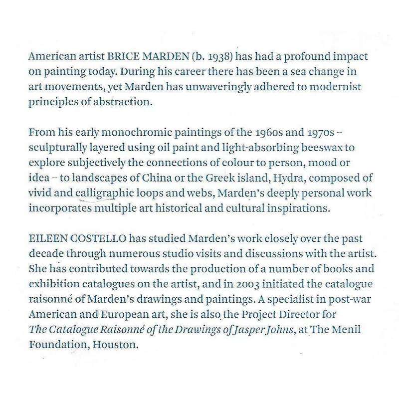 Brice Marden (Uncorrected Proof Copy) | Eileen Costello