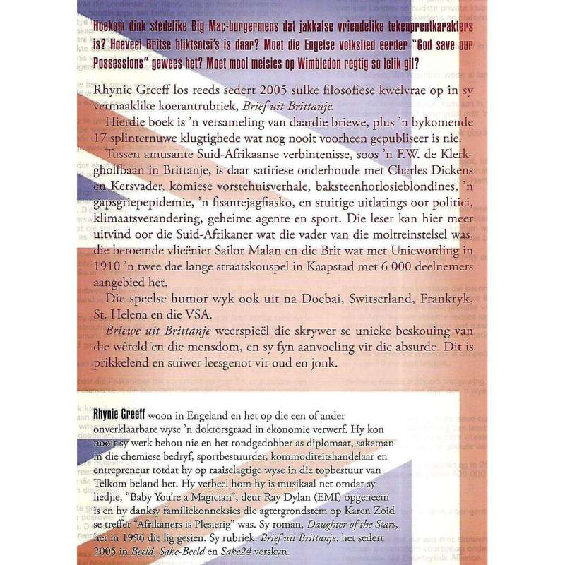 Briewe uit Brittanje, 2005-2009 (Inscribed by Author) | Rhynie Greeff