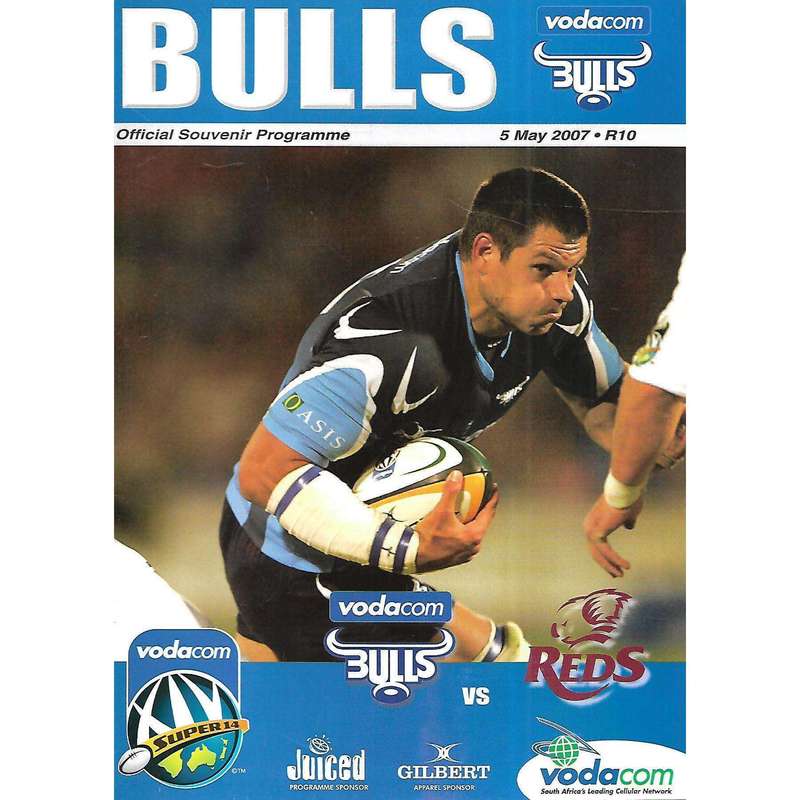 Bulls vs Reds (Official Souvenir Programme, 5 May 2007)
