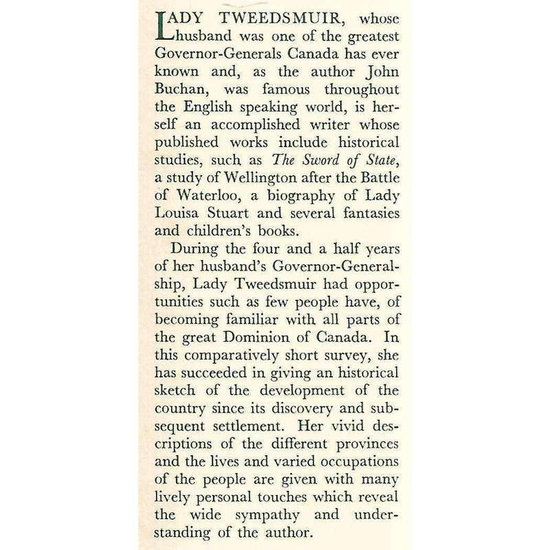 Canada | Lady Tweedsmuir