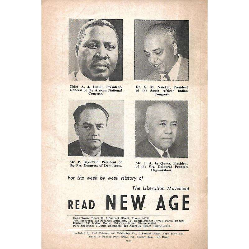 Chapters in the Hstory of the March to Freedom | Lionel Freeman