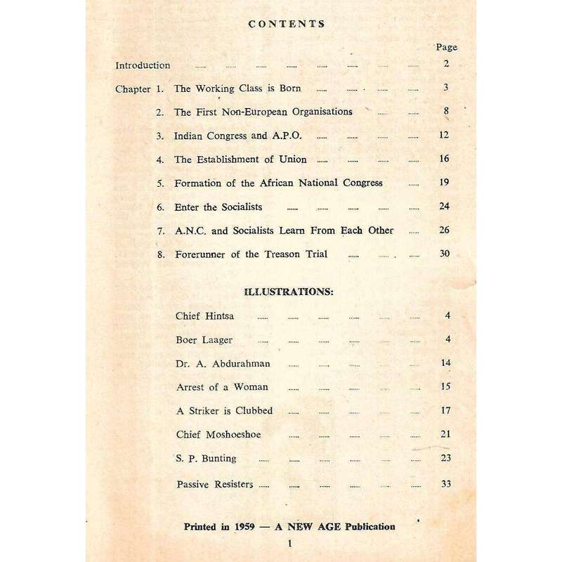 Chapters in the Hstory of the March to Freedom | Lionel Freeman