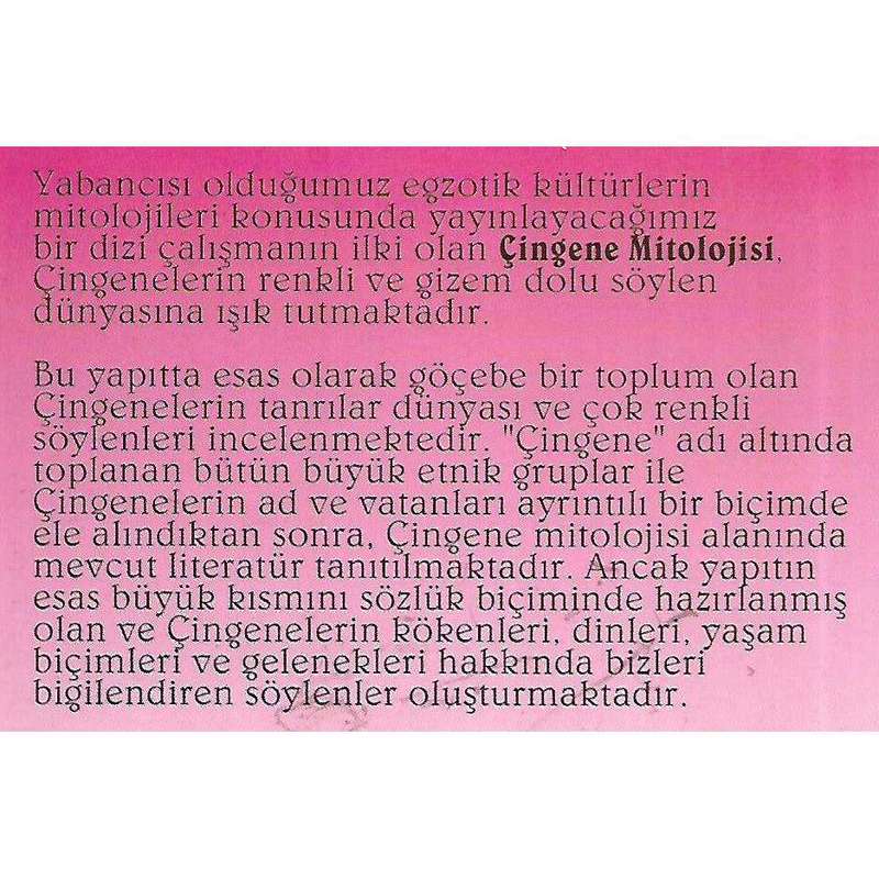Cingene Mitolojisi (Turkish) | Hermann Berger