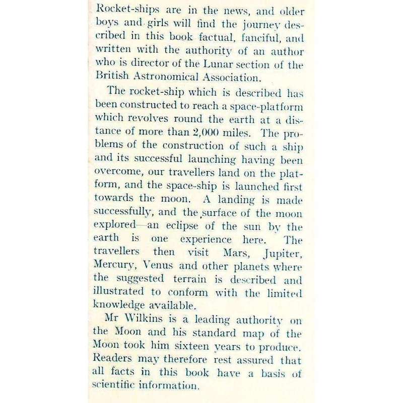 Clouds, Rings and Crocodiles, by Space-ship Round the Planets | H. Percy Wilkins
