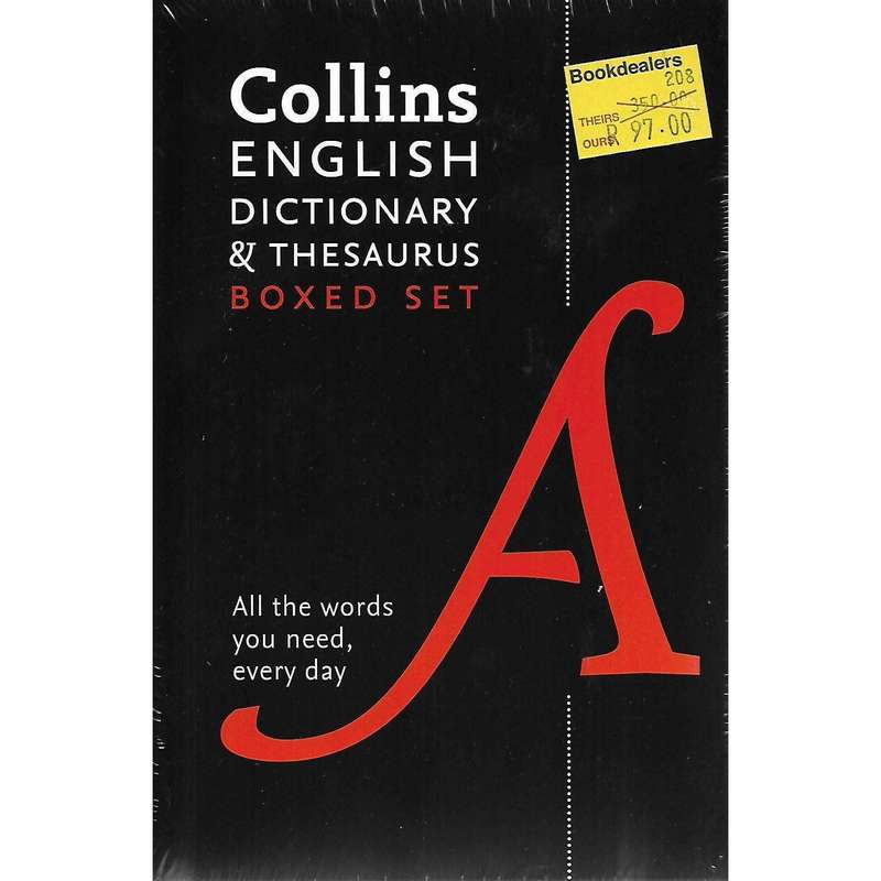 Collins English Dictionary & Thesaurus Boxed Set