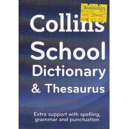 Collins School  Collins School Dictionary & Thesaurus in Colour