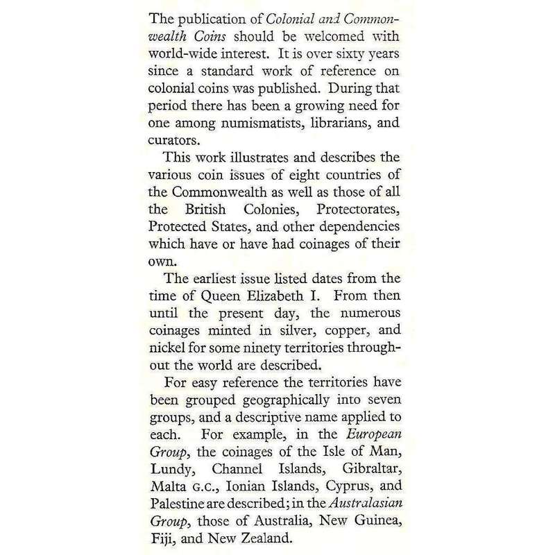 Colonial and Commonwealth Coins: A Practical Guide to the Series | L. V. W. Wright