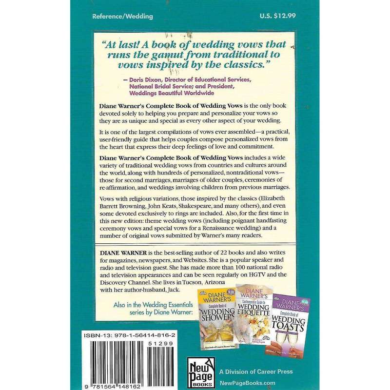 Complete Book of Wedding Vows | Diane Warner