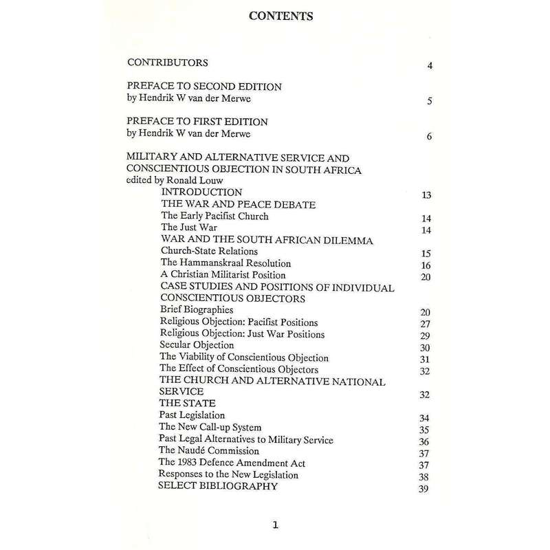 Conscientious Objections: Occasional Paper No. 8 (Second Edition)