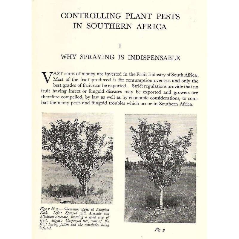 Controlling Plant Pests in Southern Africa (Published 1932)