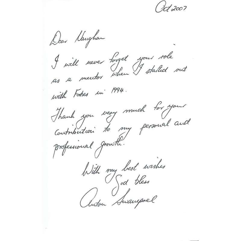 Courageous Leadership 2010... and Beyond! (Inscribed by Author) | Anton Swanepoel