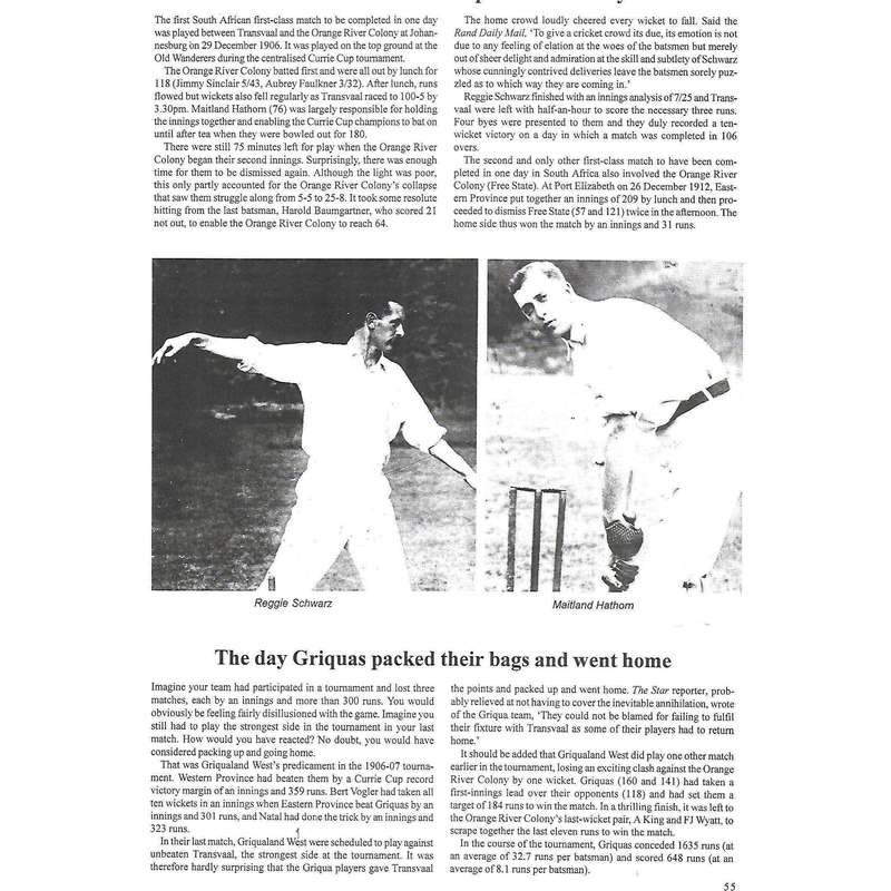 Cricket in Southern Africa: Two Hundred Years of Achievements and Records | Jonty Winch