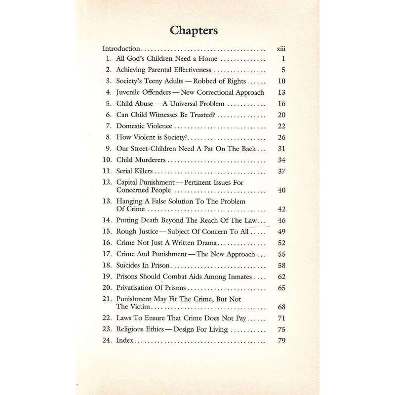Crime Problem: Is there a Solution? (Inscribed by Author) | Fanny A. Gross