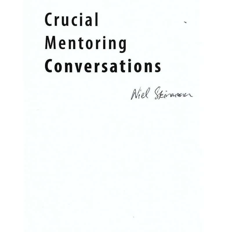 Crucial Mentoring Conversations (Signed by Author) | Niel Steinmann