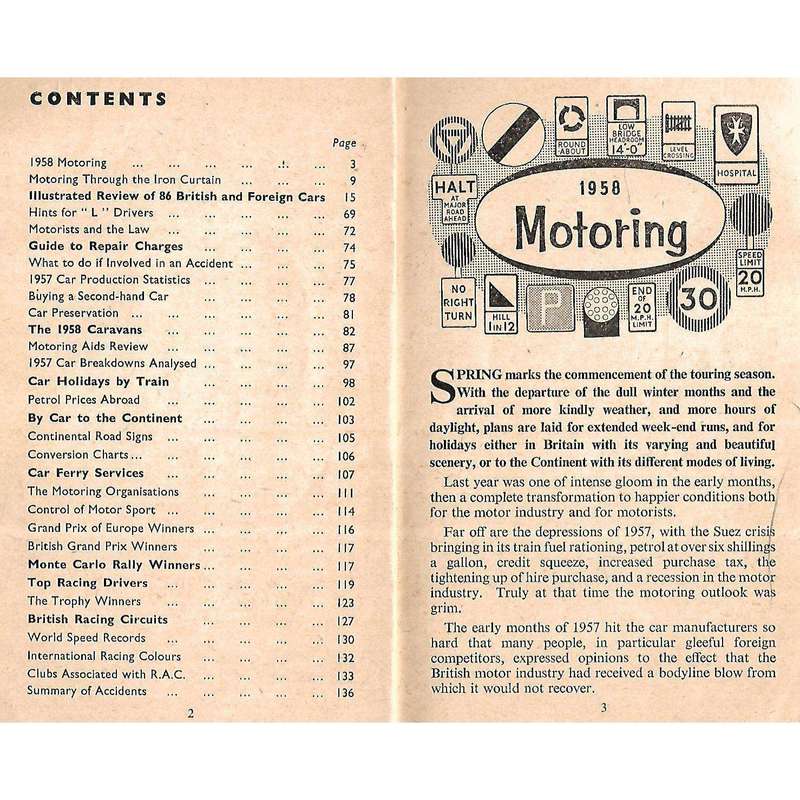 Daily Mail Motoring Guide 1958