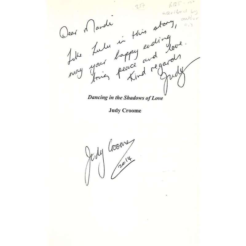 Dancing in the Shadow of Love (Inscribed by Author) | Judy Croome