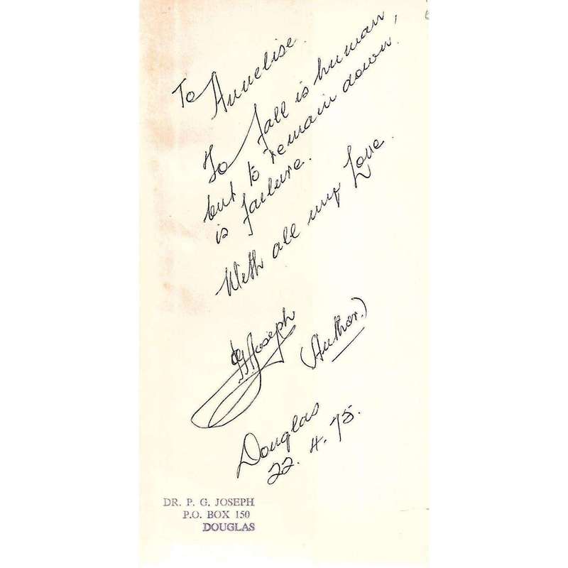 Diary of a Country Doctor (Inscribed by the Author) | P. G. Joseph