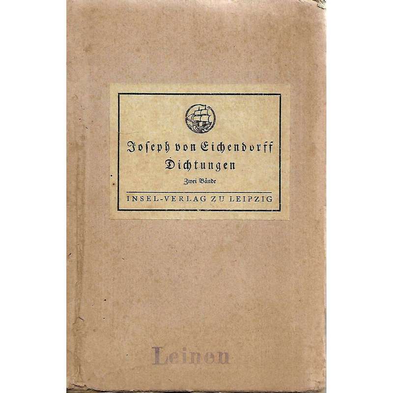 Dichtungen (2 Volumes) | Joseph von Eichendorff