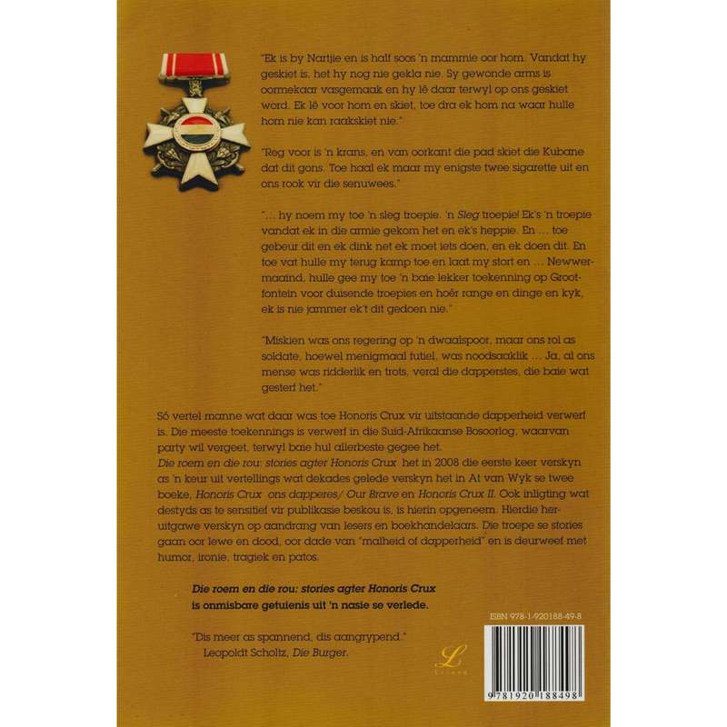 Die Roem En Die Rou (Afrikaans Edition) | At van Wyk