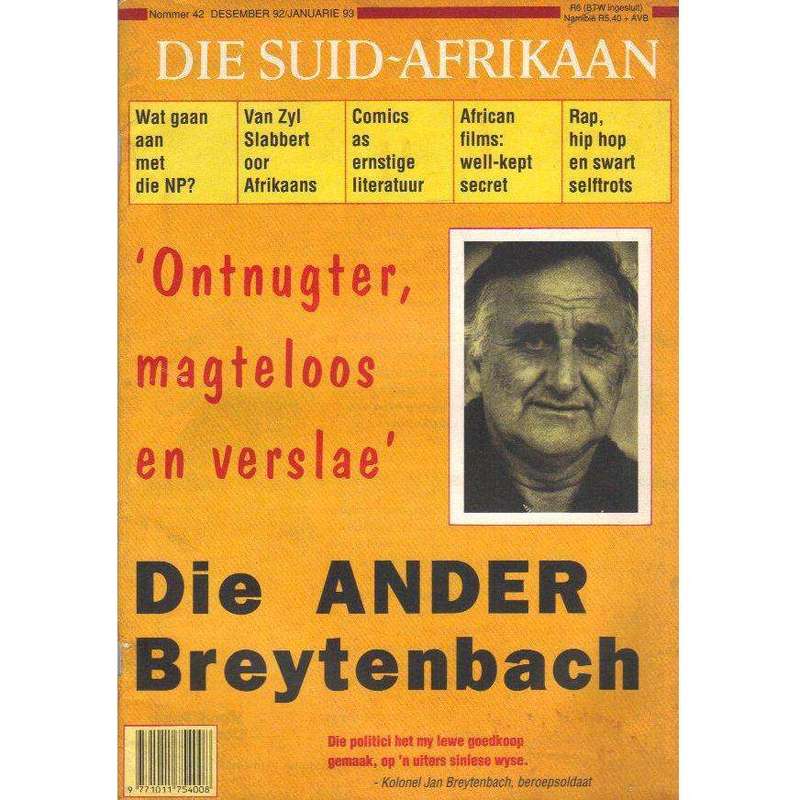 Die Suid-Afrikaan: (Nommer 42, Desember 1992 | Januarie 1993) Afrikaans Edition | Editor: Chris Louw