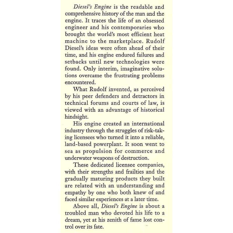 Diesel's Engine: Volume 1, From Conception to 1918 (Signed by Author) | C. Lyle Cummins Jr.