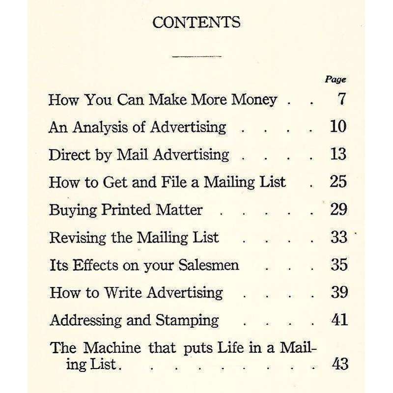 Direct by Mail Advertising | H. P. Elliott