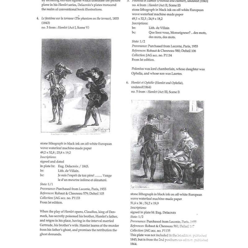 Diversity and Themes: Romantic Prints (Catalogue, Johannesburg Art Gallery, 5 June - 25 August 1991)