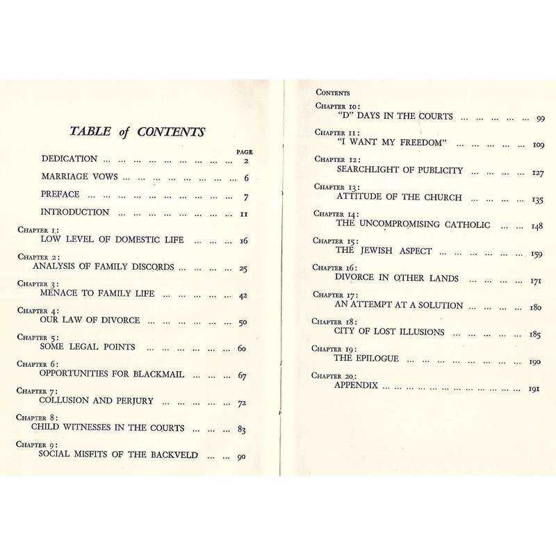 Divorce! Survey of a Grave Social Problem in South Africa (Inscribed by Author) | Isaac Goodman