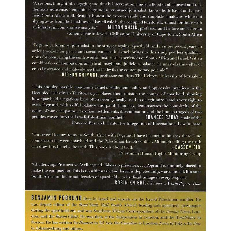Drawing Fire: Investigating the Accusations of Apartheid in Israel (Possibly Inscribed by Author)...
